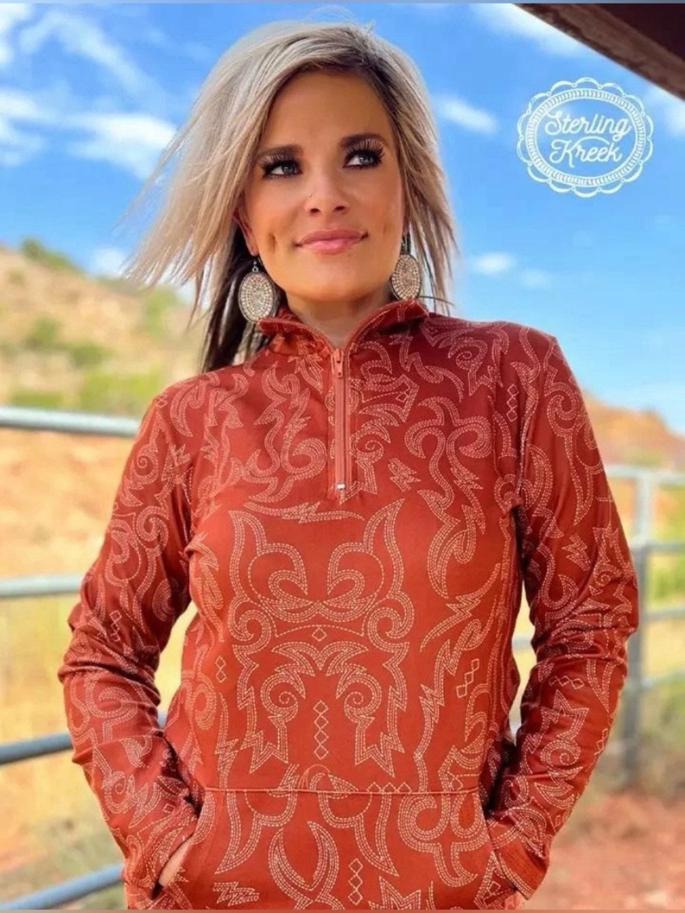 The Rustic Ranch Pullover, women's